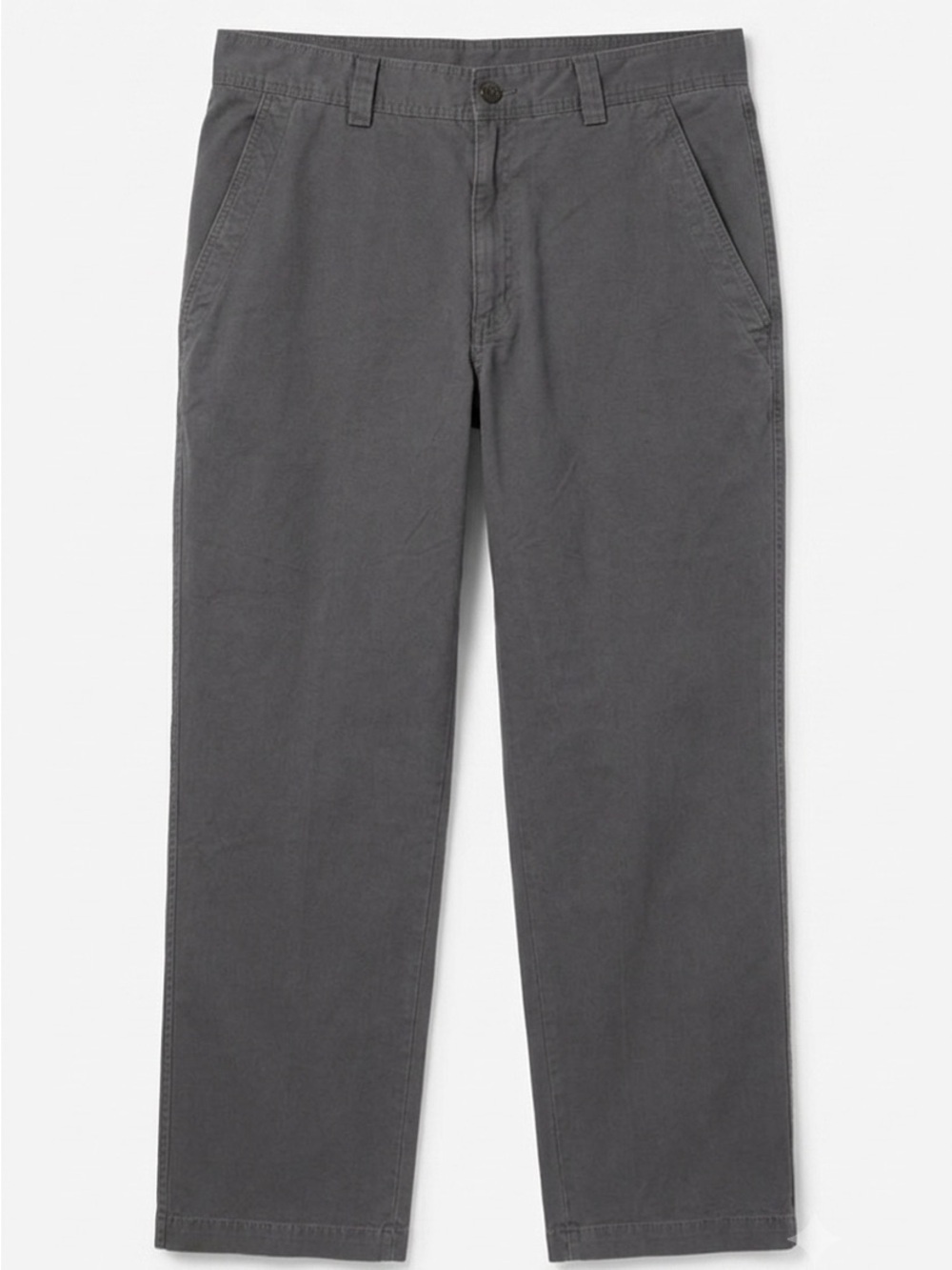 Dark Grey Flat-front Trousers Kenneth Cole Reaction